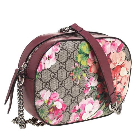 pink gucci crossbody|gucci pink mini flower pouch.